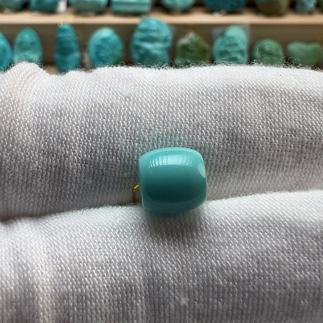 绿松石未镶嵌配饰7.2*7.2