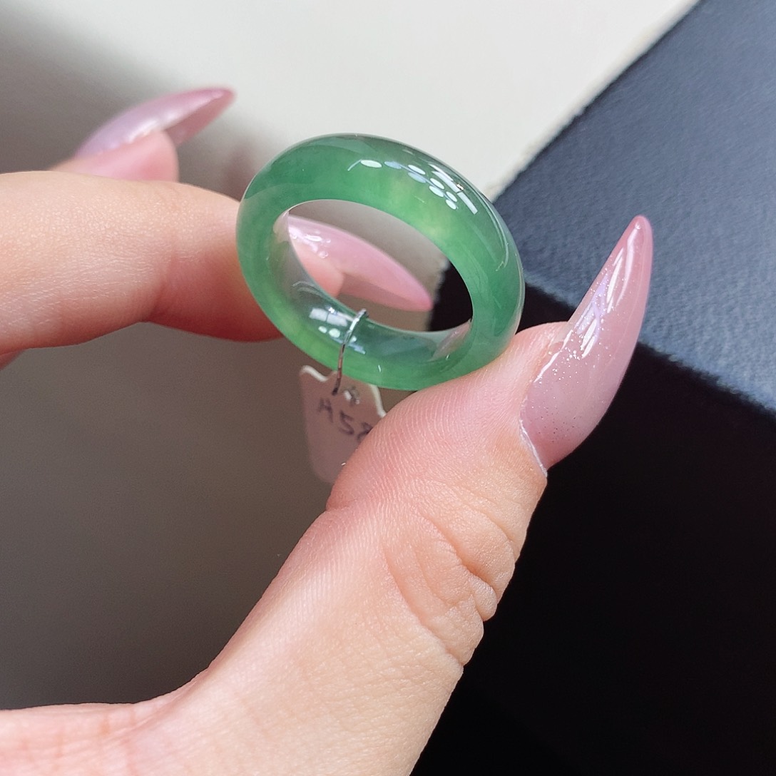 翡翠戒指未镶嵌16-17号