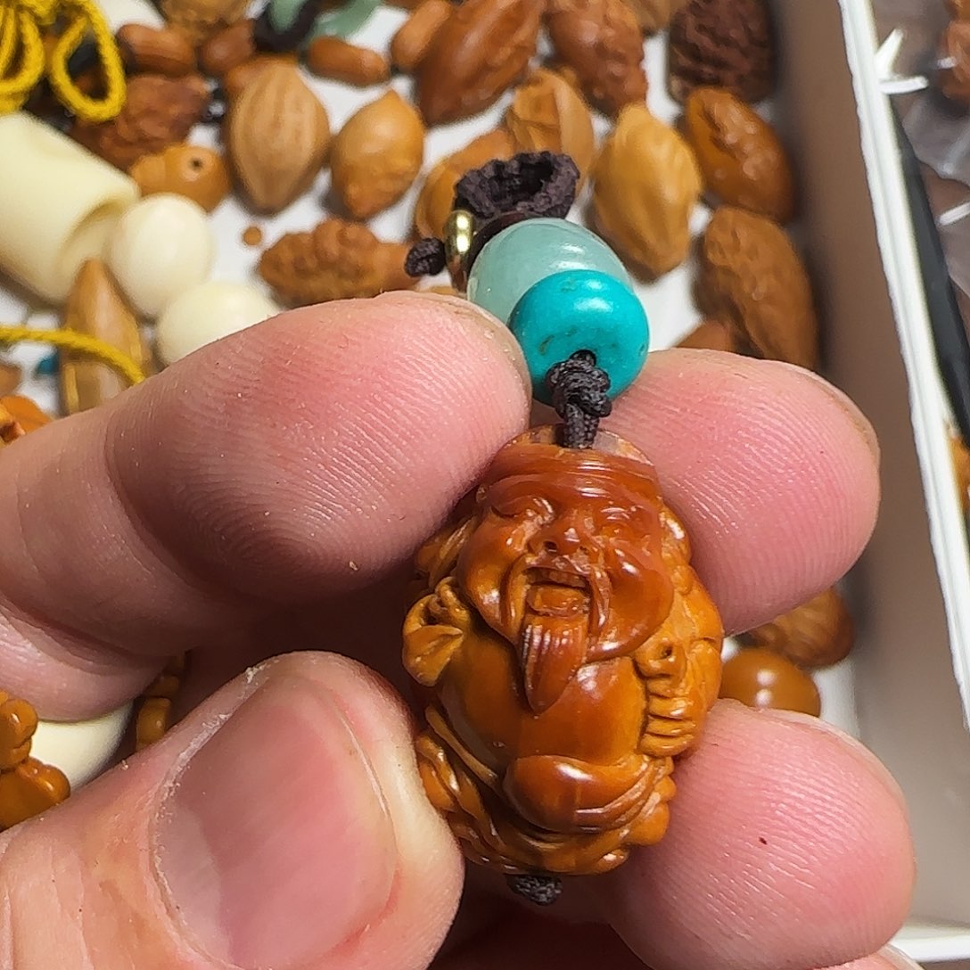 空***～橄榄核手串/手链财神