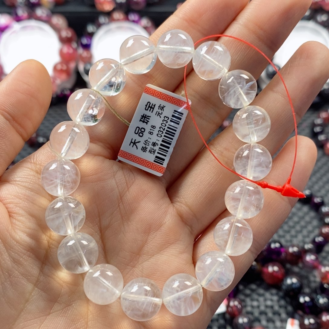 水晶手链：032033未镶嵌漂*