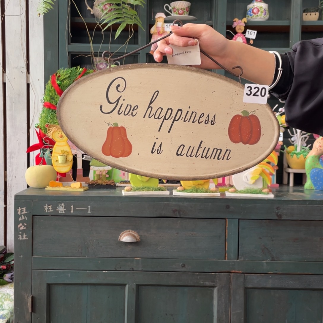 木质圣诞月福老货玩具中古风默认微瑕