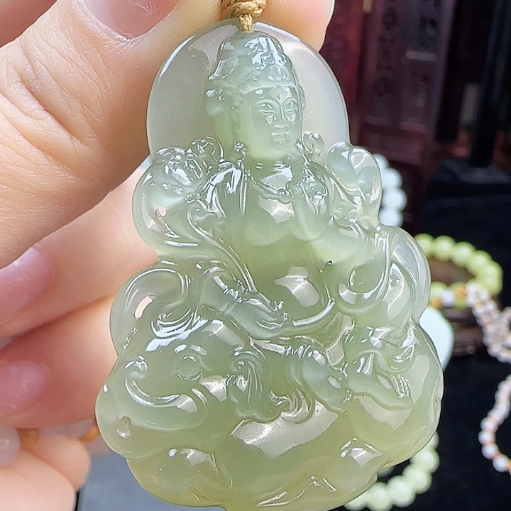 和田玉挂件未镶嵌定制发货