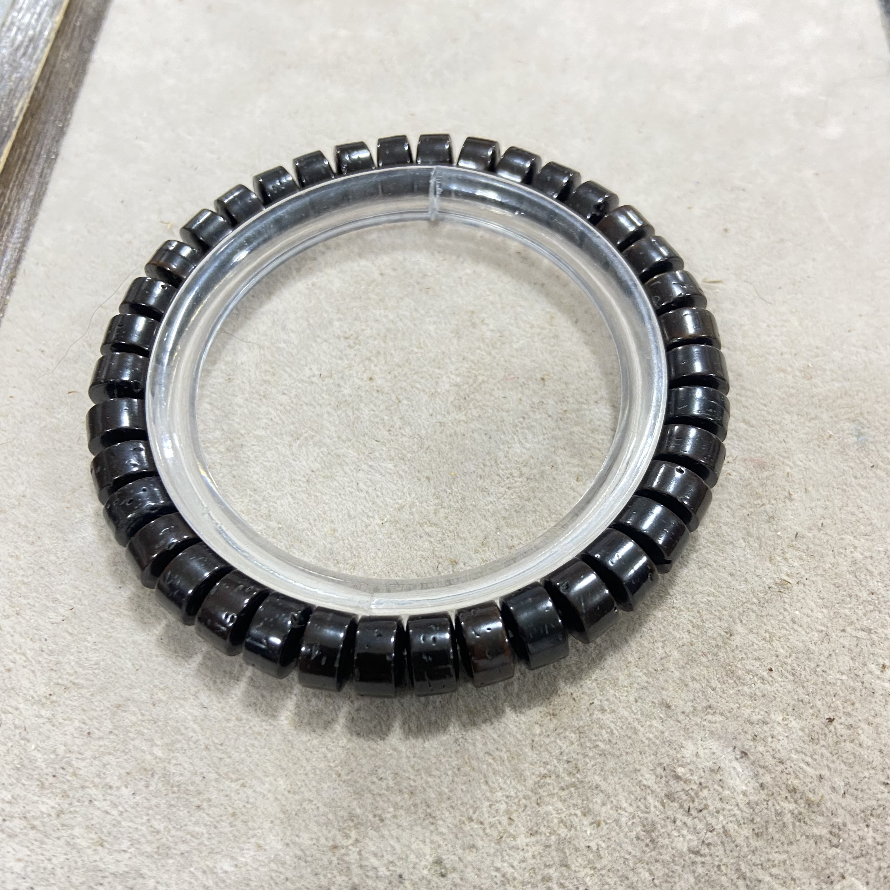 W152 原生态椰蒂卡8*5单圈手串