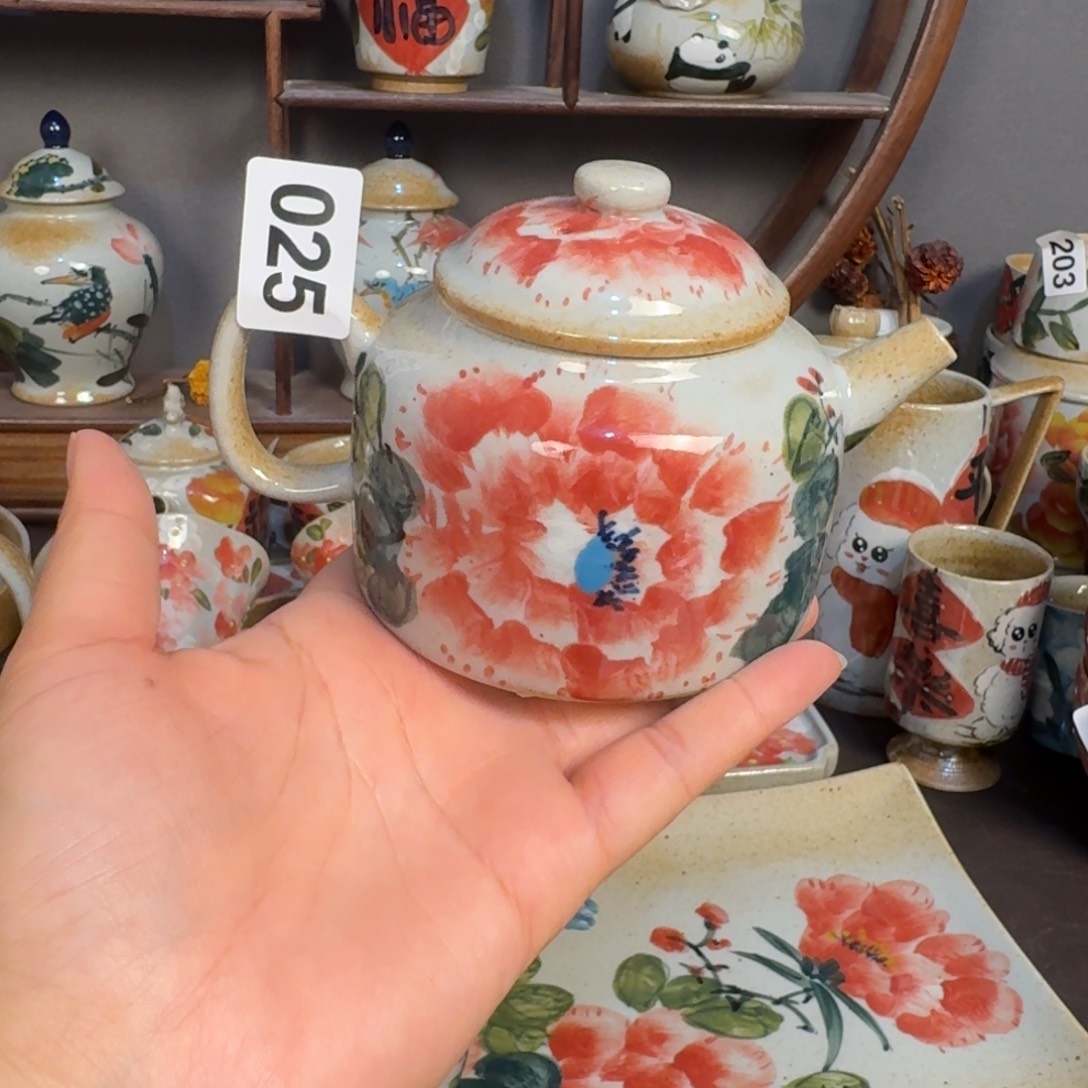 费***食瓷片景德镇手工制作