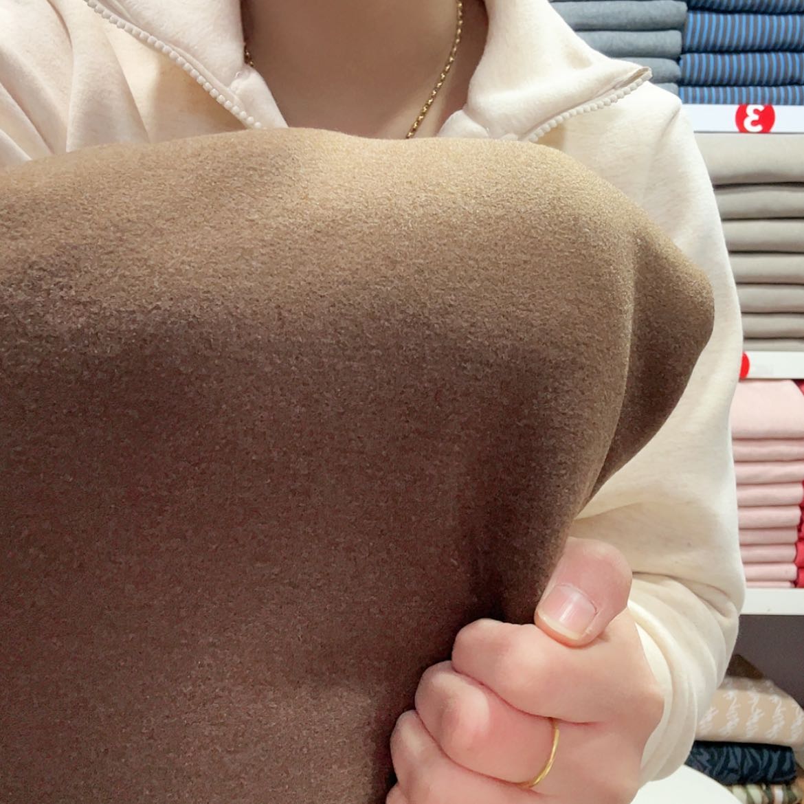 【闪购商品】咖色奥绒80公分