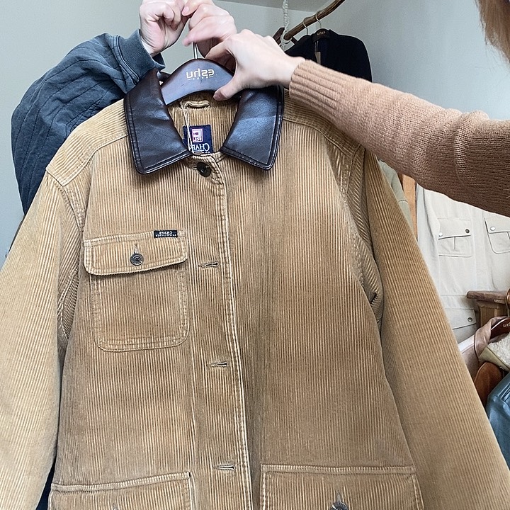 拉夫灯芯绒猎装no退换能接受再拍