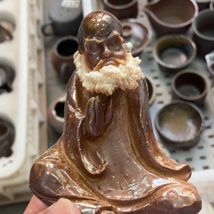 柴烧杯子与宝瓶大放漏