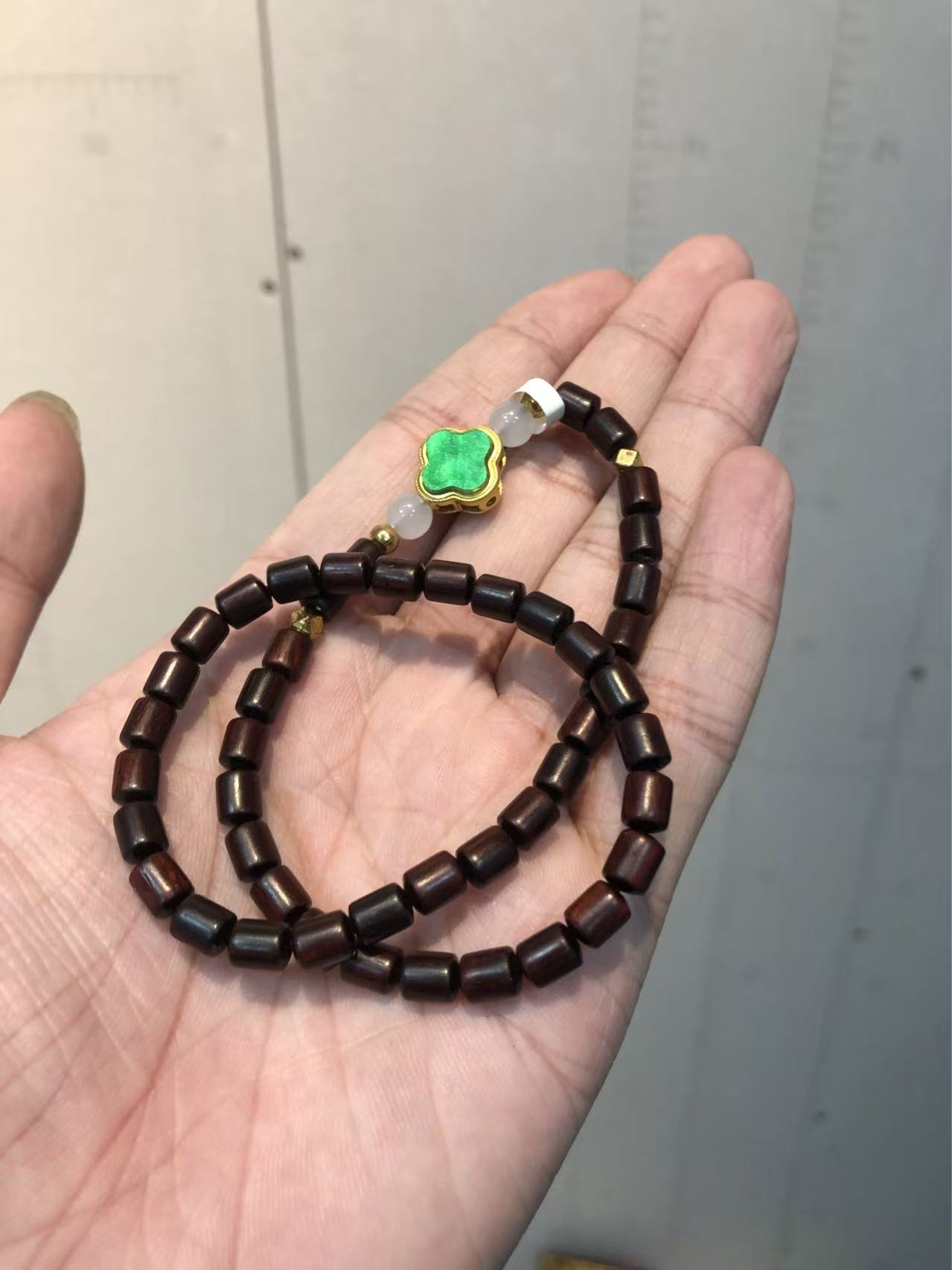 黑檀双圈手串无礼盒S1399