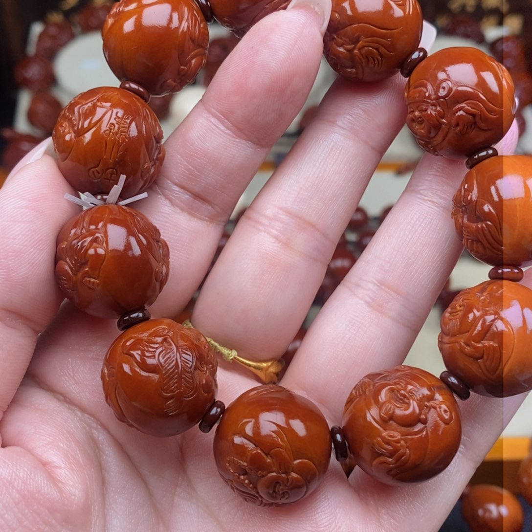 橄榄核吊坠世***界正圆财迷