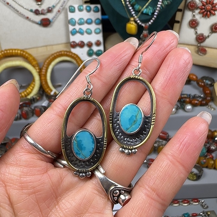 孤***雁吊坠925银藏地密码耳环