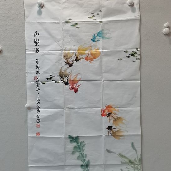 国画流**水陕西书画放漏抖音直播间不见