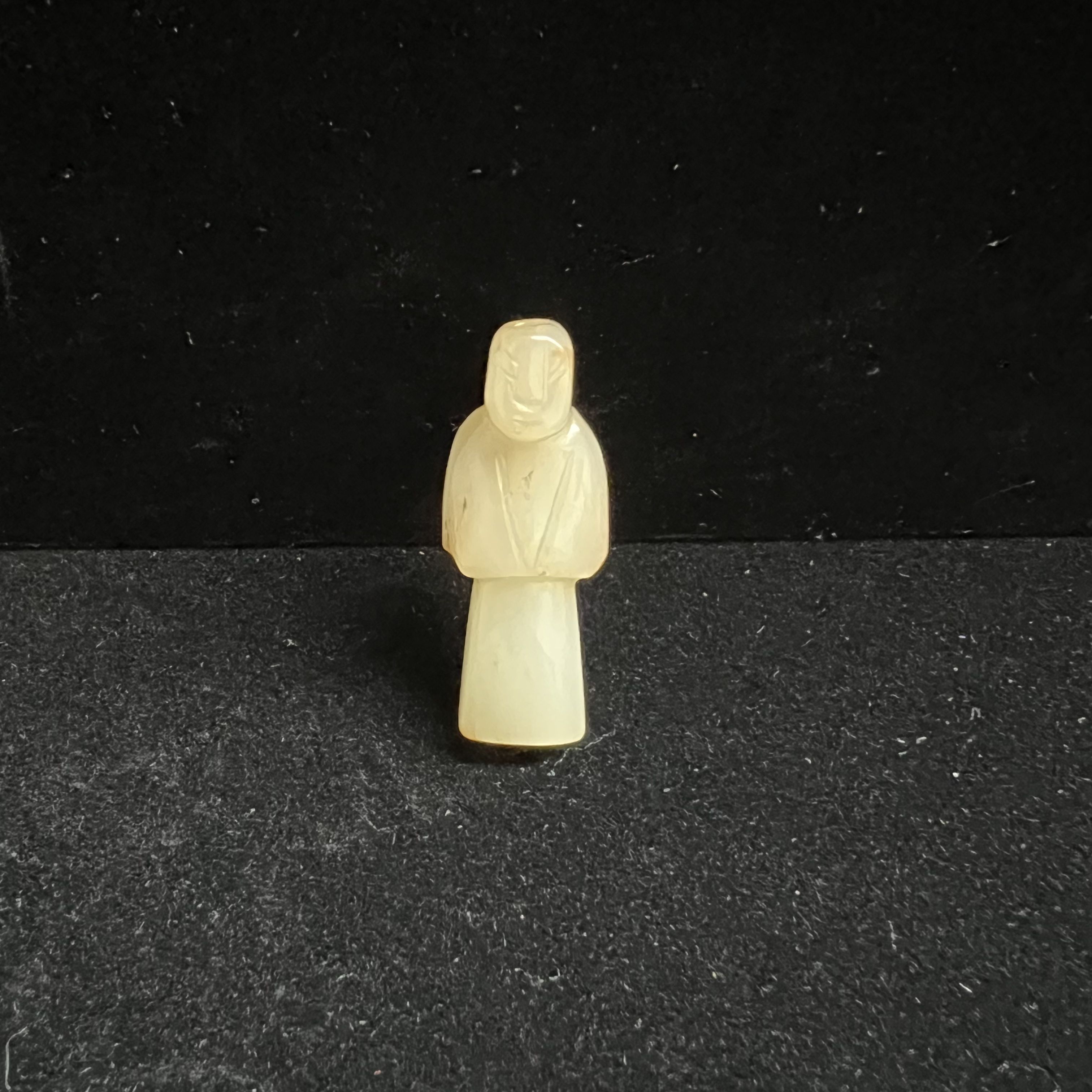 清代和田玉挂件遇贵人北京文物商店490671