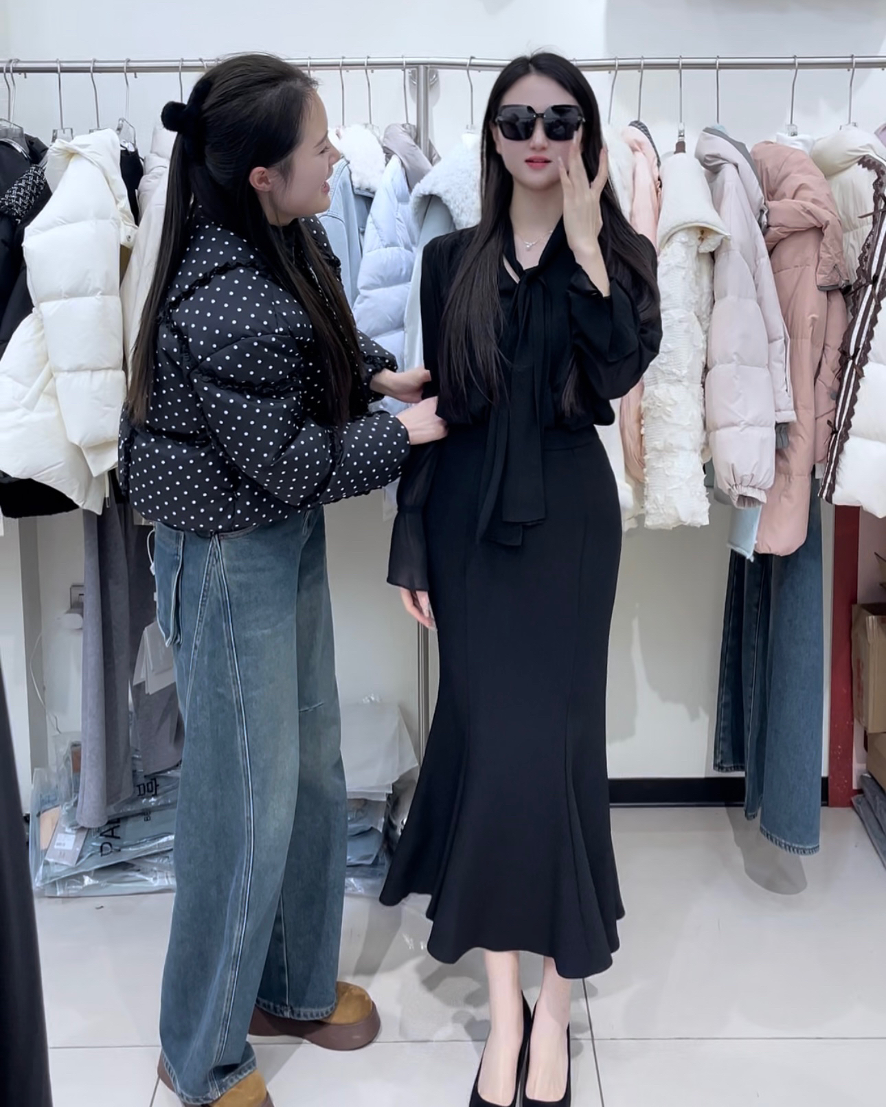 【李李精选】经典赫本风鱼尾裙