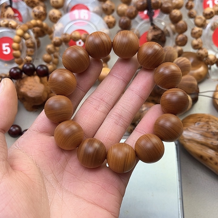 柏木（崖柏）手串/手链1.8太行干黑油