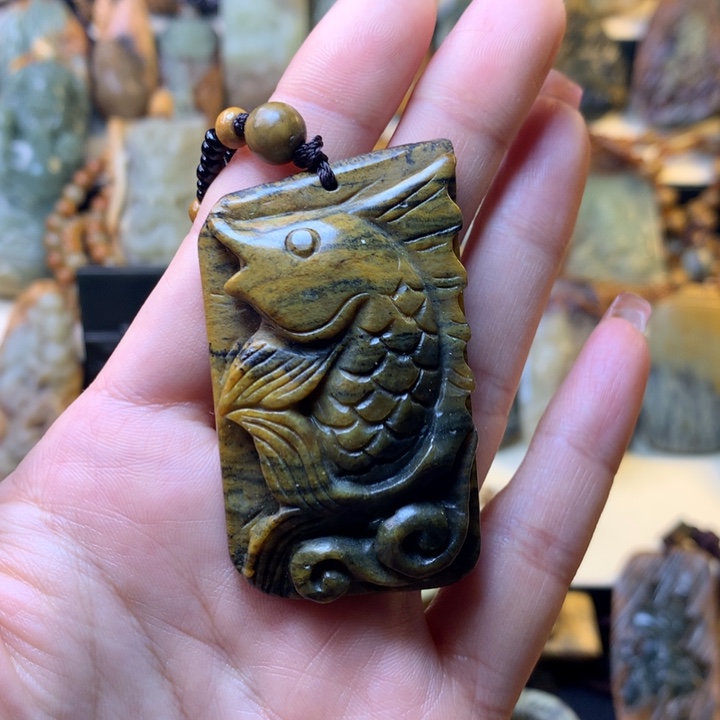 岫岩河磨玉（透闪石质玉）手链未镶嵌