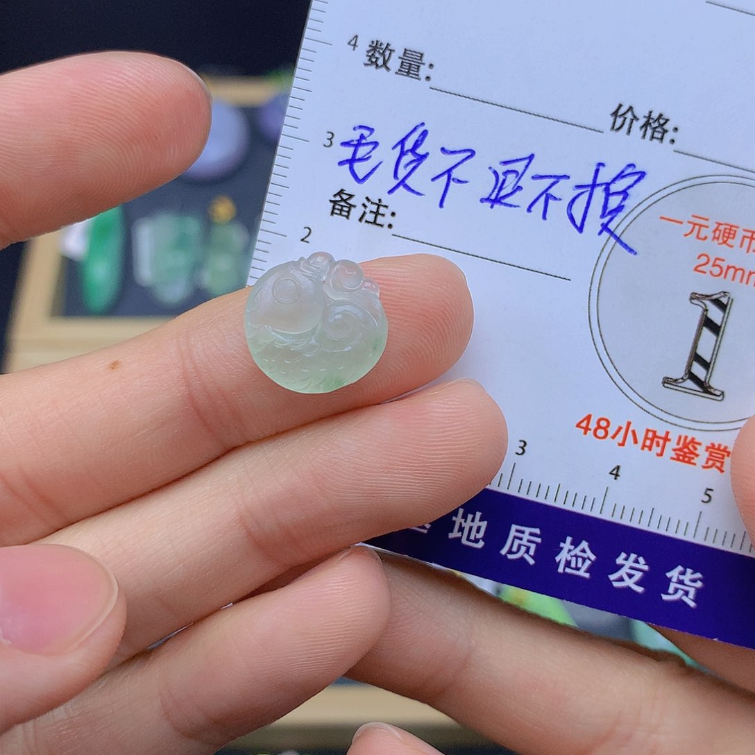 翡翠颈饰未镶嵌翡翠