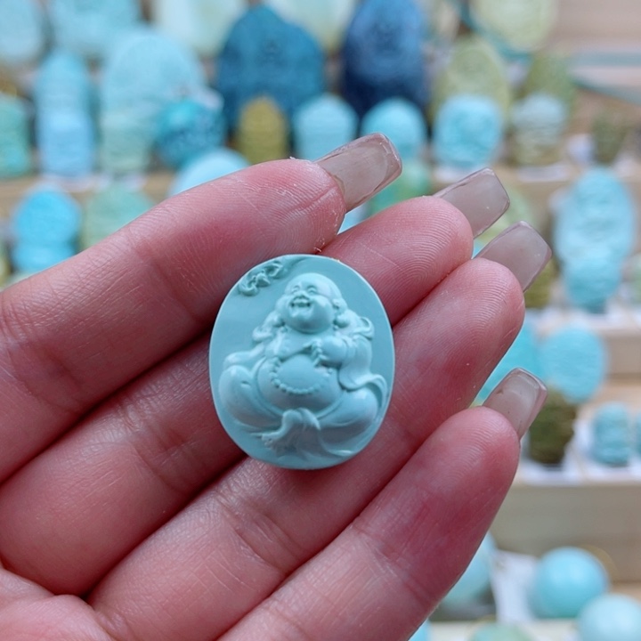 绿松石未镶嵌珠宝奇石