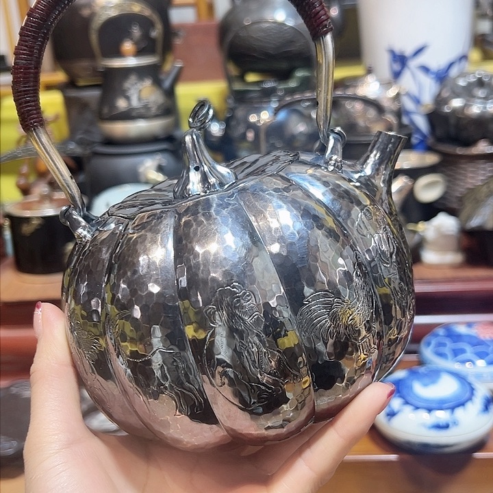 铜解*中古工艺品摆件