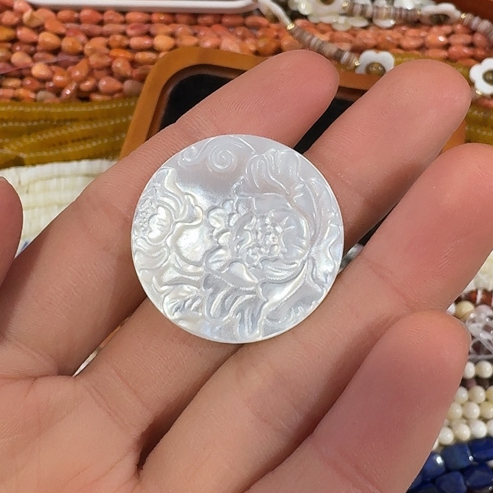 小***溪玛瑙/玉髓合金珠宝半成品16号打包无孔