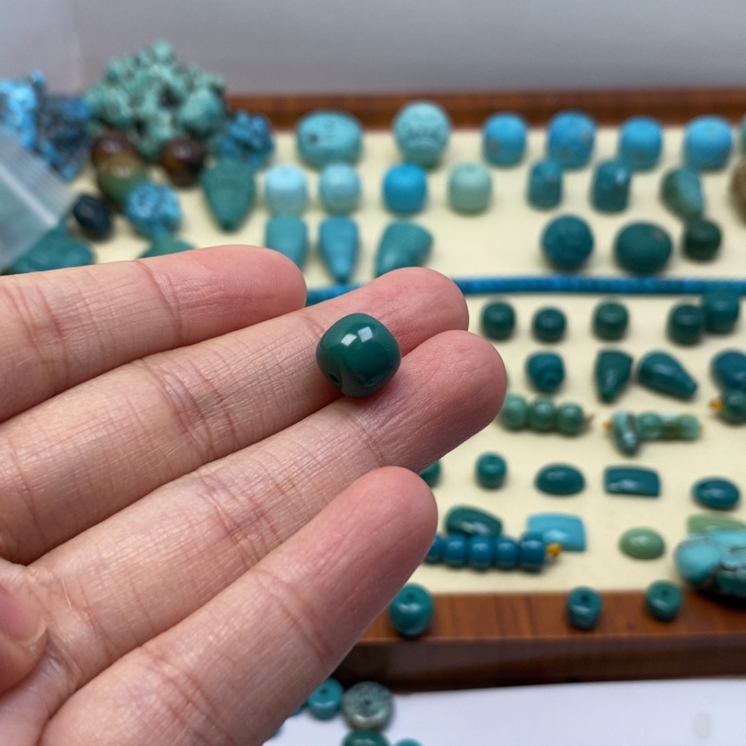 绿松石珠宝半成品未镶嵌过****?