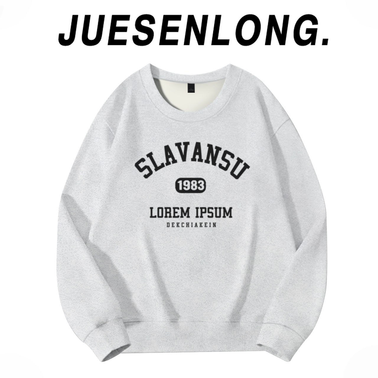 517-GYL-秋冬美式女设计感小众宽松显瘦休闲长袖新款加绒加厚卫衣