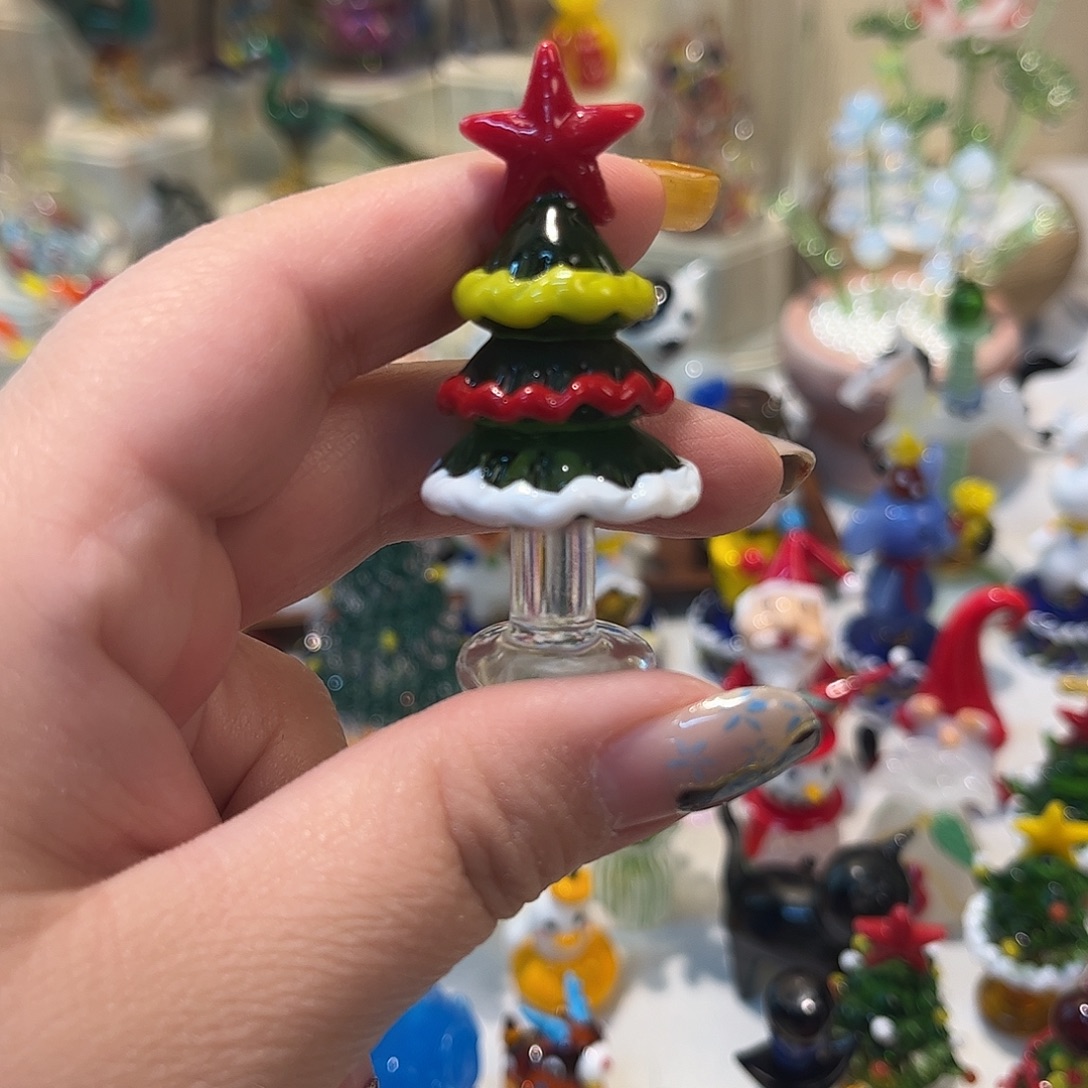 三***月手工艺品琉璃圣诞树