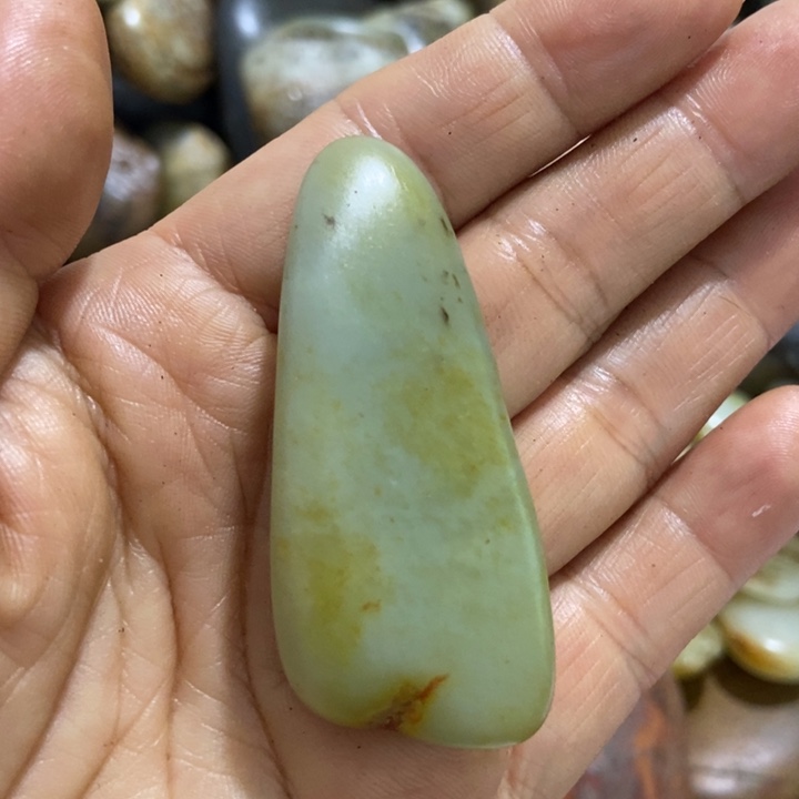 未镶嵌和田玉挂件6*23