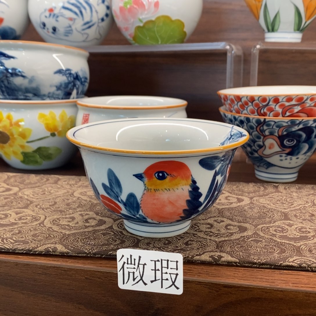 釉下彩手工绘制手工绘制