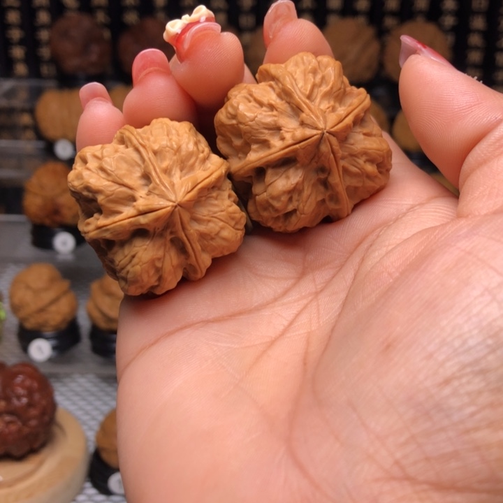 橄榄核吊坠19火烈鸟四楞