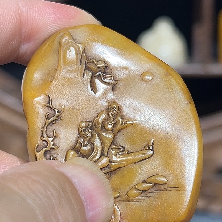 寿山石印石是山山水水