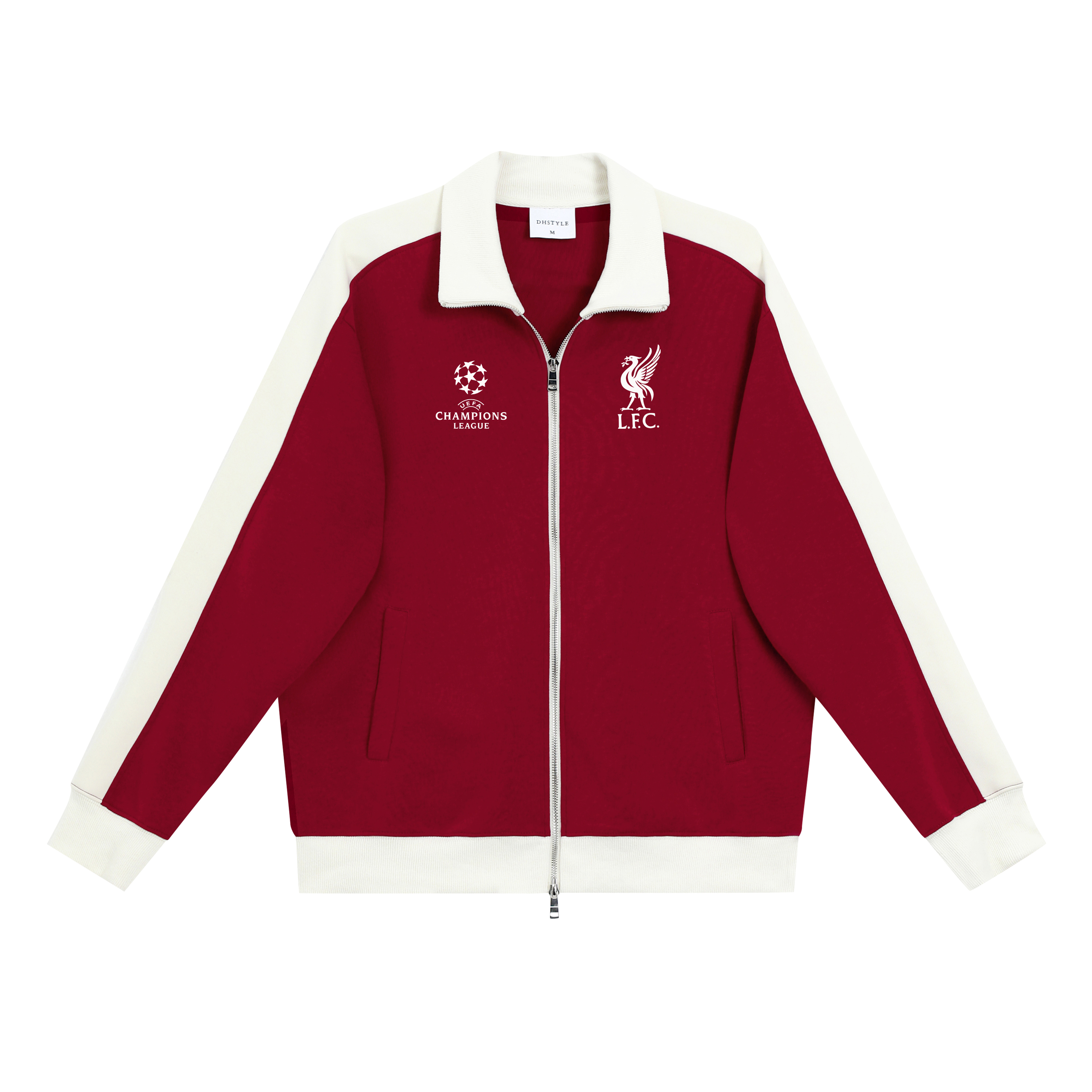 ERMAO-利物浦欧冠基础款足球拉链夹克卫衣男女重磅厚款长袖秋冬