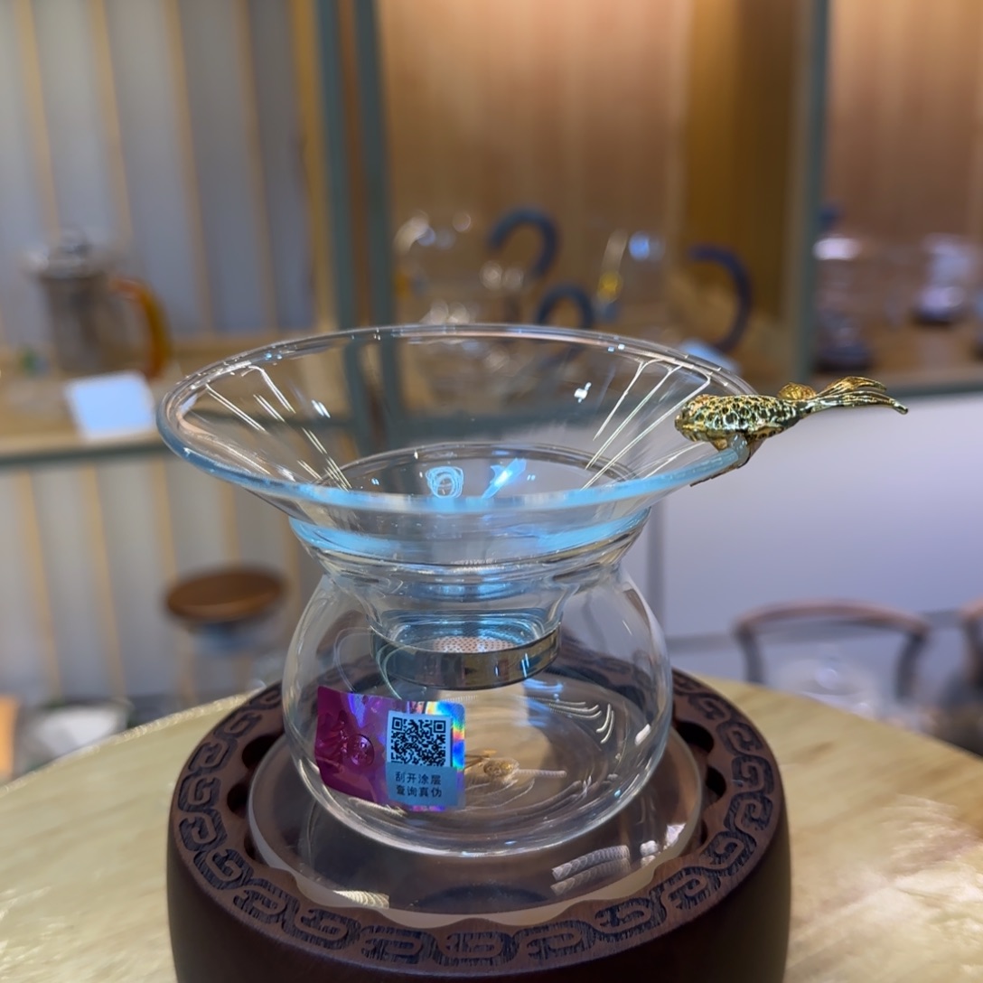 禾器金鱼茶漏不锈钢