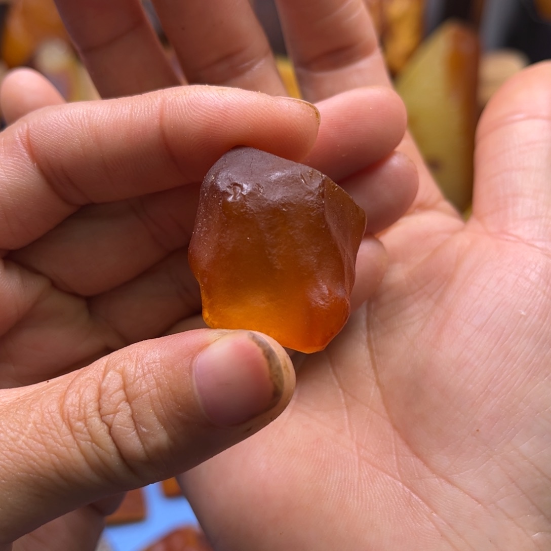 定制琥珀未镶嵌琥珀蜜蜡原石定制