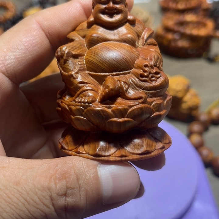 青***山柏木（崖柏）手把件，米勒