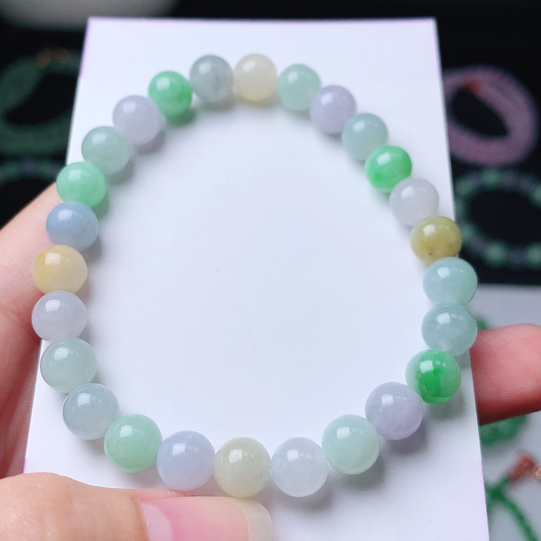 未镶嵌手链翡翠翡翠