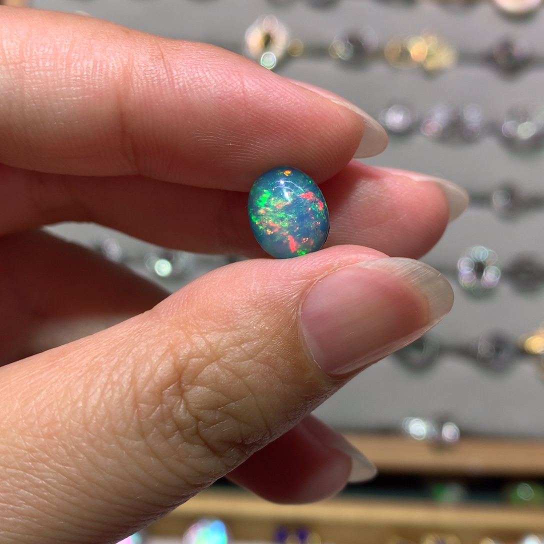 欧泊银S925镶嵌戒指款式 K****游