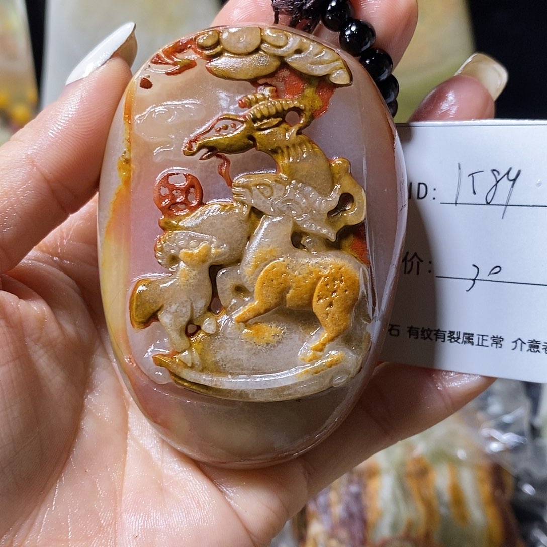 石材用****9古青石手把件