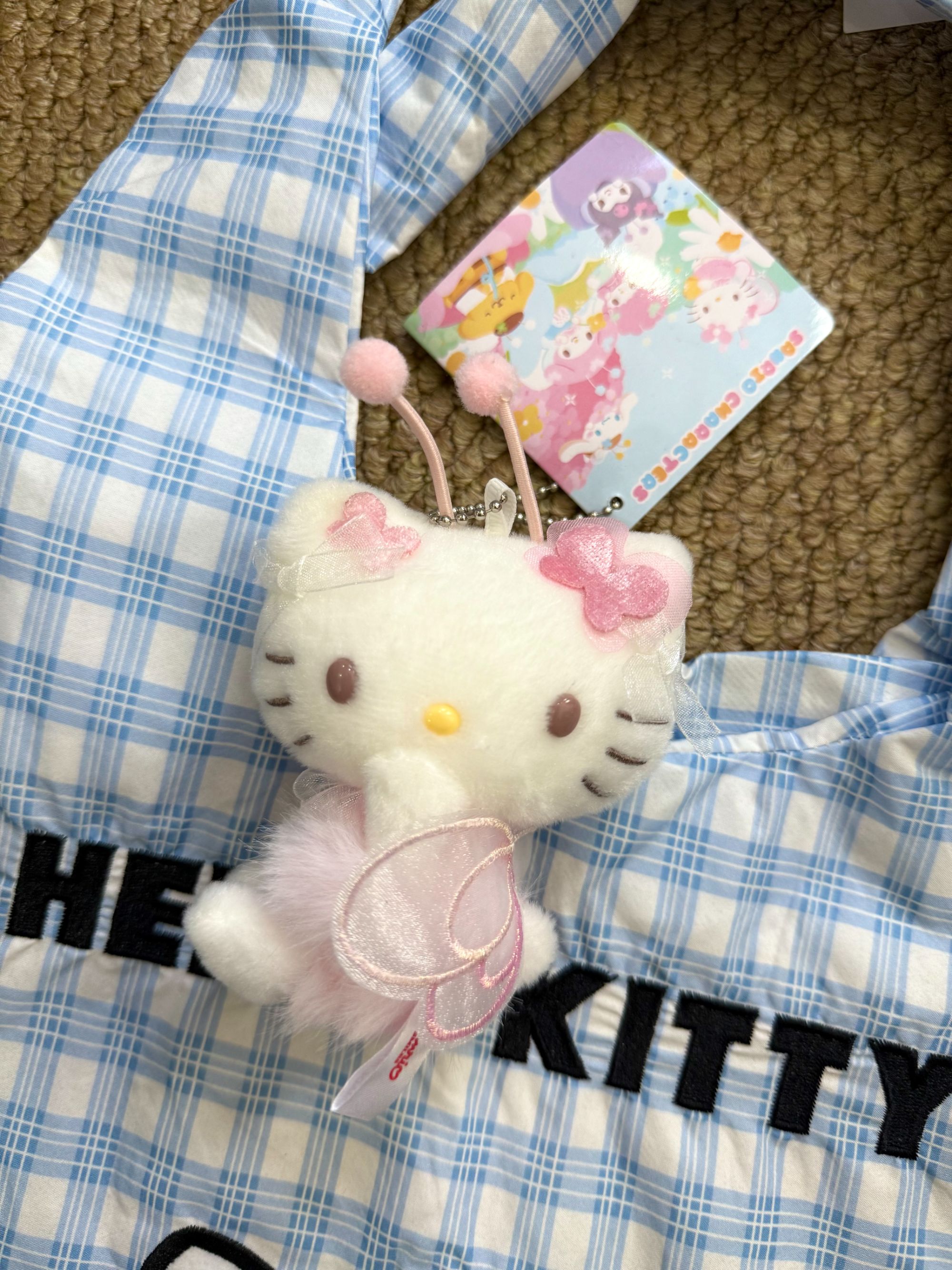 花田蜜语helloKitty包包挂件可爱毛绒玩具挂饰kitty挂件