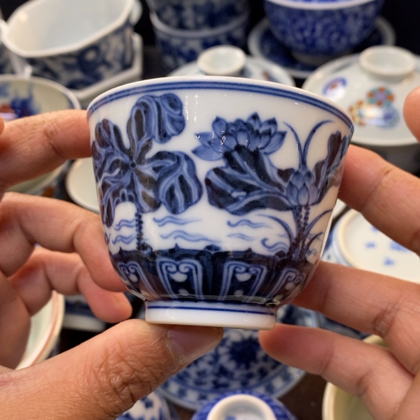 【闪购商品】景德镇青花主人杯