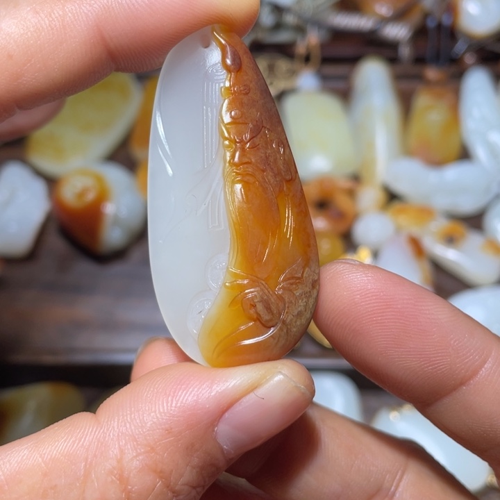 和田玉未镶嵌颈饰用****5