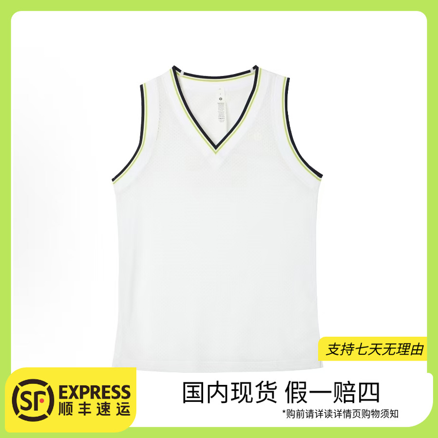lululemon/露露乐蒙 <Neck Mesh Tennis Tank女款无袖运动背心
