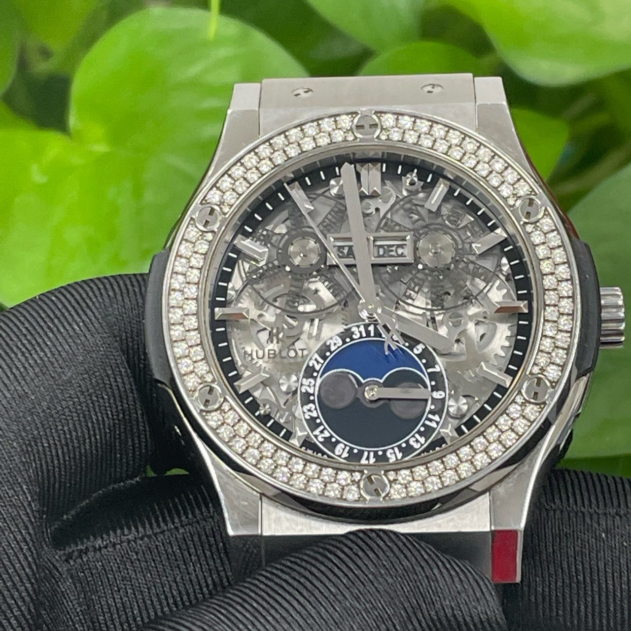 99新 Hublot/宇舶表 经典融合 517.NX.0170.LR.1104 45mm16年全套