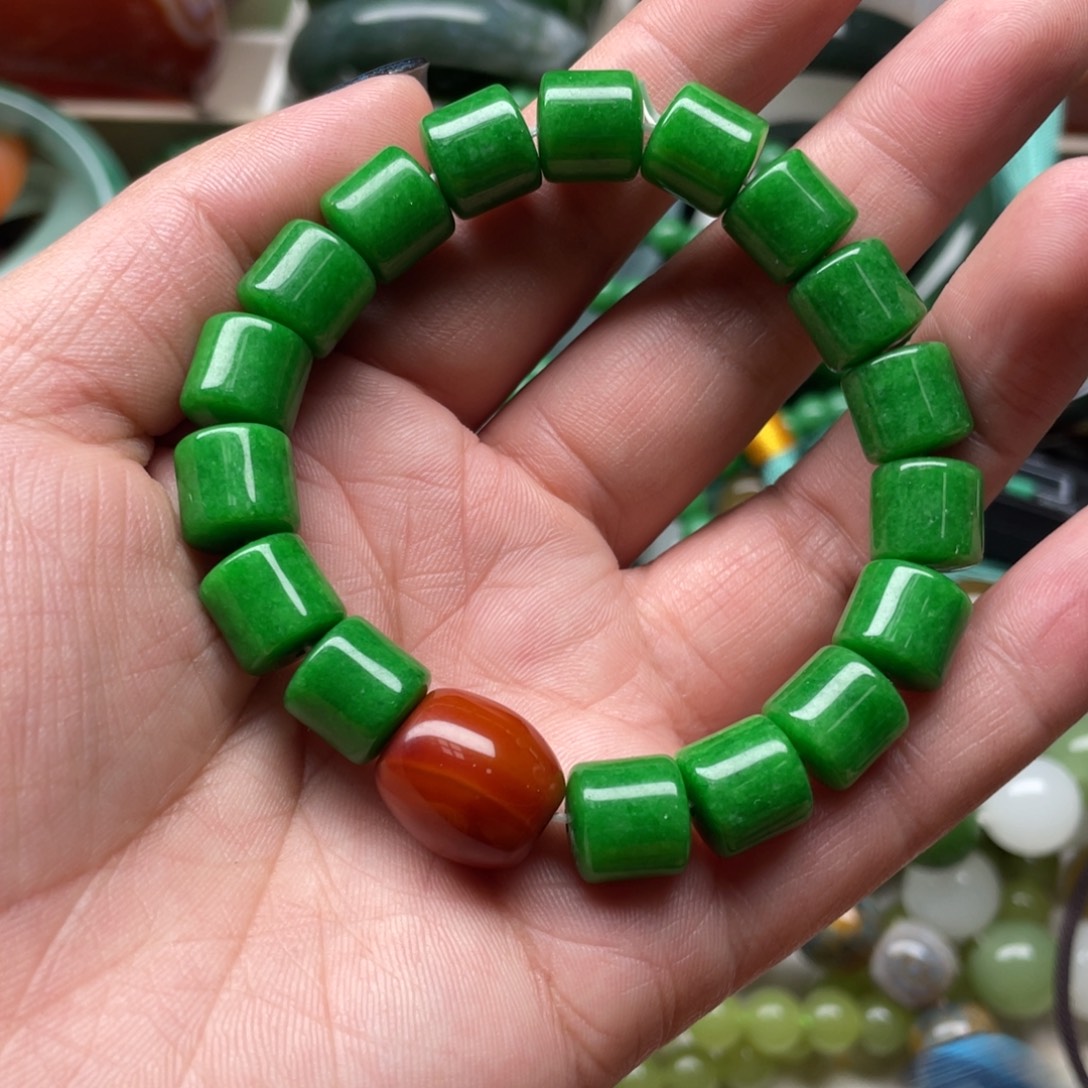 玛瑙/玉髓未镶嵌手链