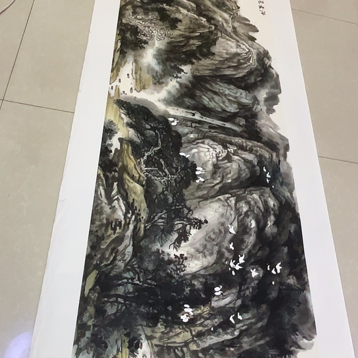 国画张圣敏先生纯手绘作品
