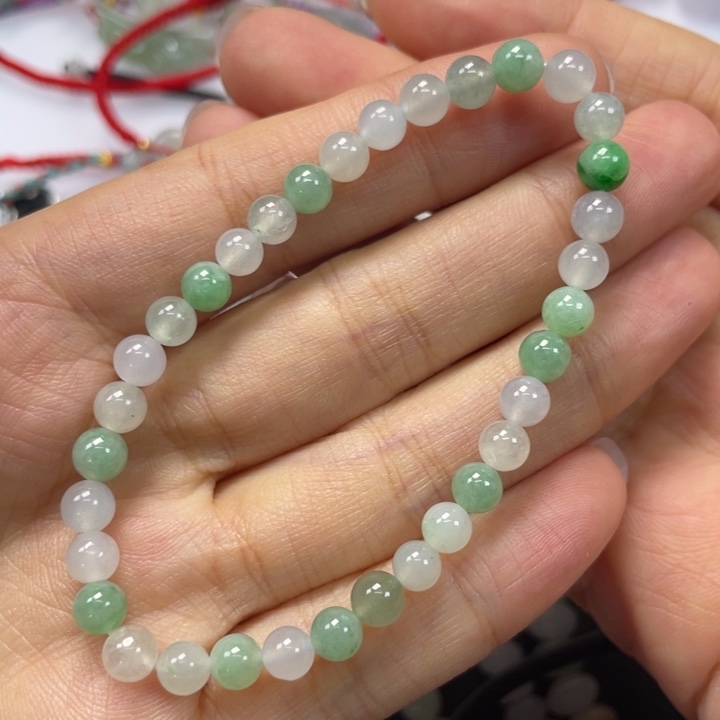 翡翠未镶嵌手串7999090009