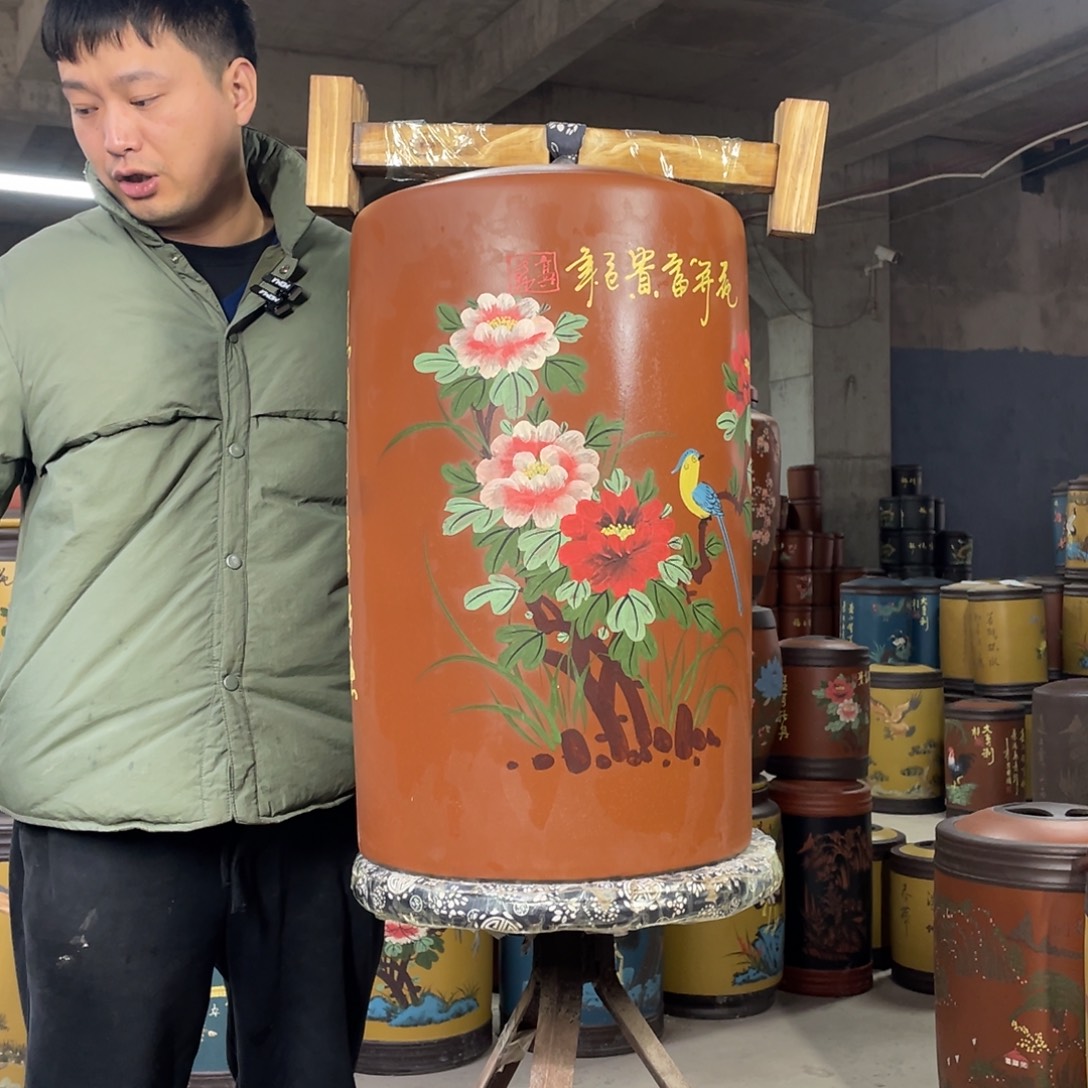 宜兴原矿紫砂茶叶罐