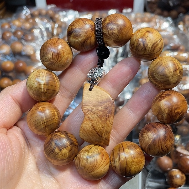 随***风柏木（崖柏）手串/手链20龙胆