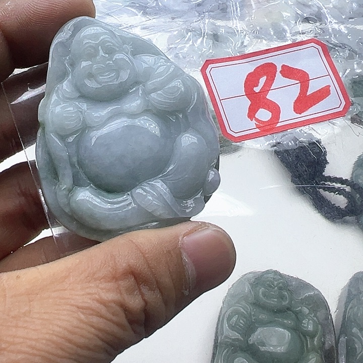 翡翠颈饰未镶嵌天然缅甸翡翠吊坠