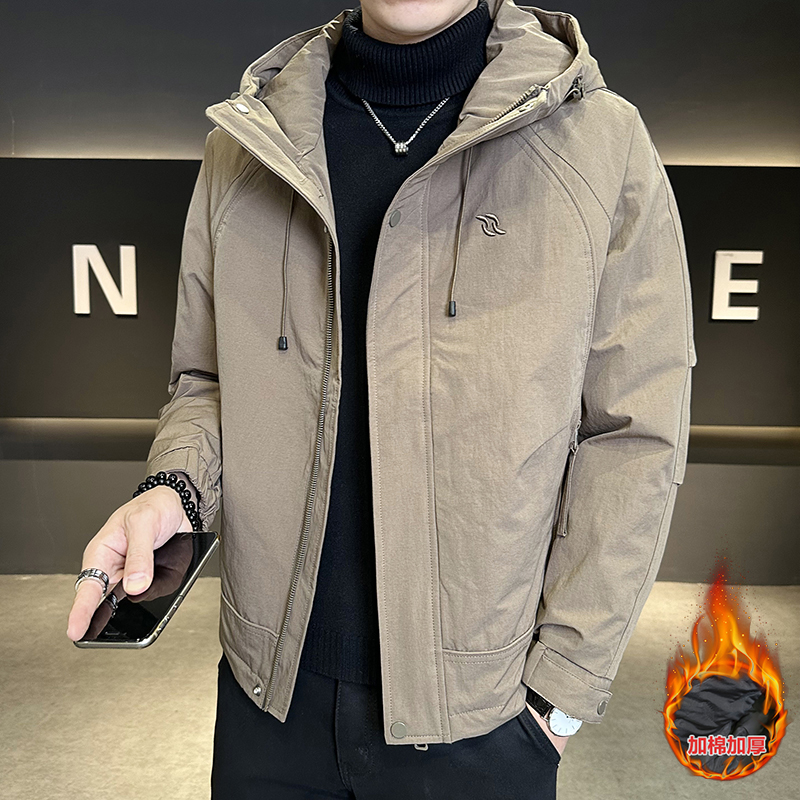 TUCANO/啄木鳥冬季新款加棉加厚连帽休闲时尚百搭男士夹克外套