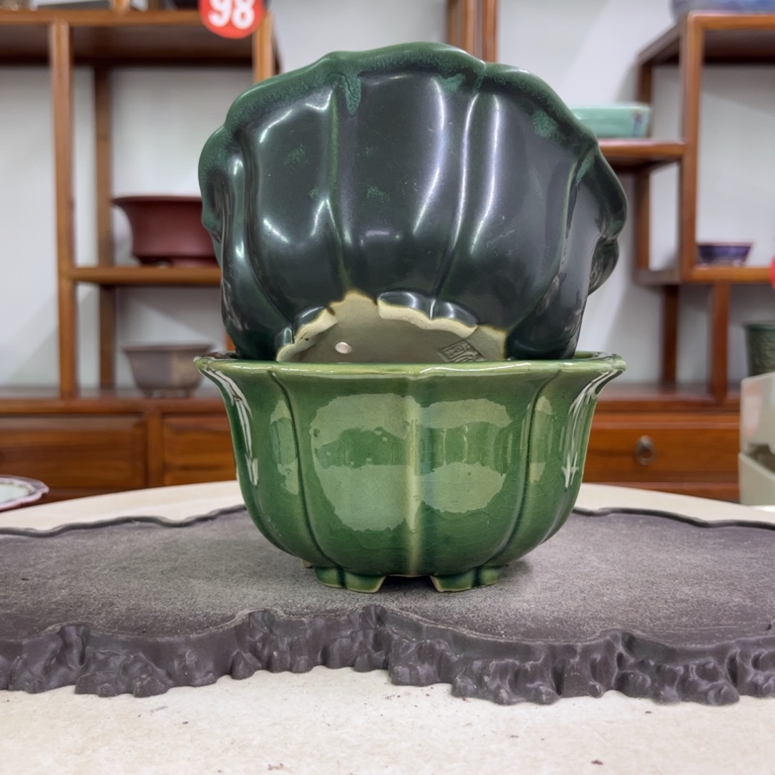 紫砂花盆瑕疵7.5-15。。。